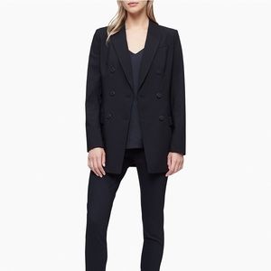 Calvin Klein double breasted black blazer